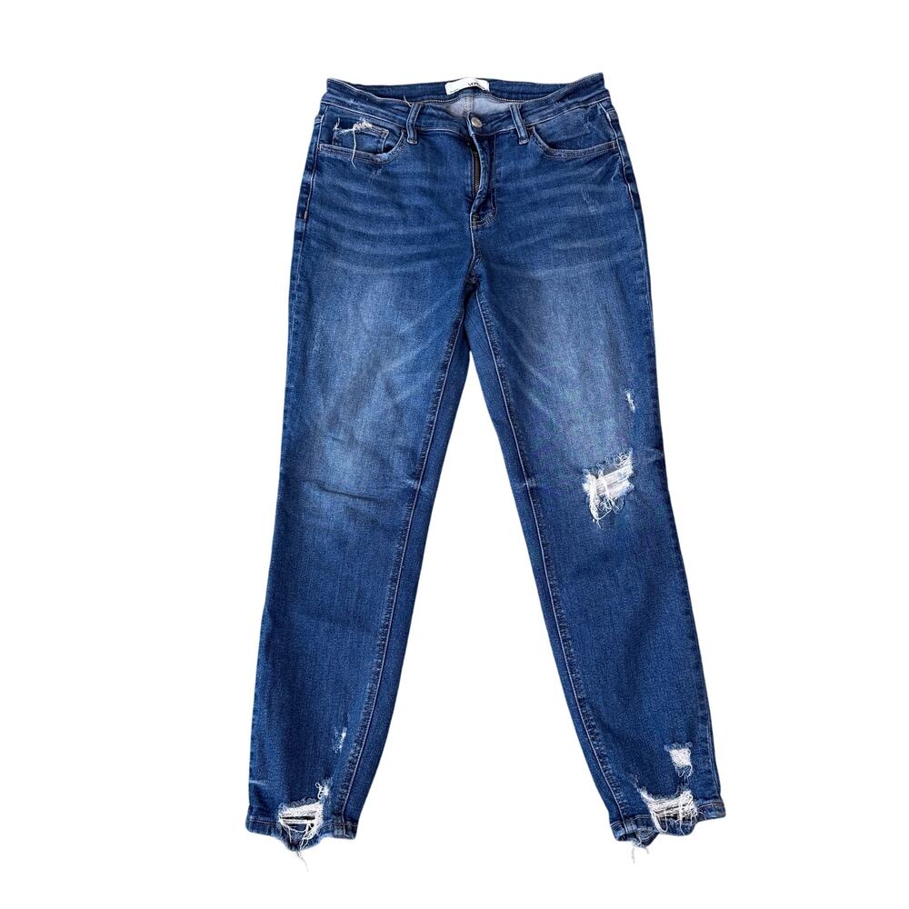Vervet Slim Skinny Distressed Denim Blue Jeans US Women's 27